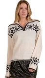 Big Zip Collar Sweater