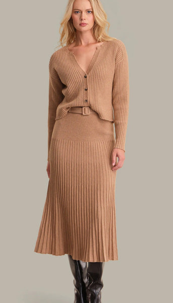 Lorelai Cropped Rib Cardigan