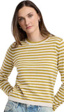 Long Sleeve Stripe Crewneck Sweater