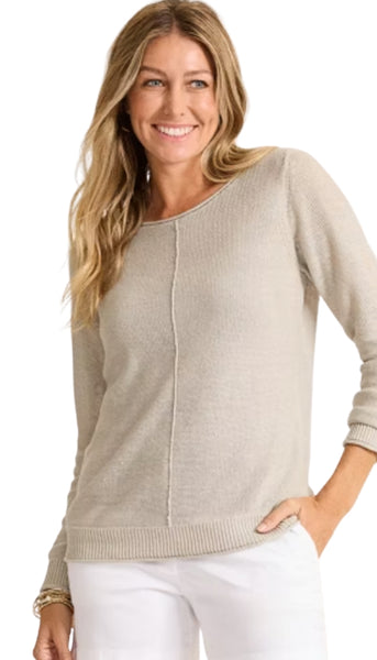 Cedar Linen Bateau Neck