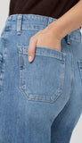 Anessa Welt Utility Pockets Raw Hem WIde Leg - Viva