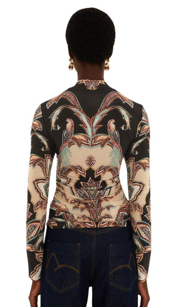Tapestry Dream Jersey Blouse