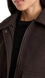 The Faux Leather Bomber