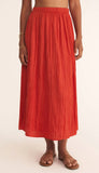 Nicoline Crinkle Midi Skirt