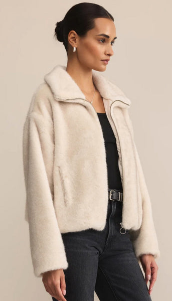 Amethyst Faux Fur Jacket