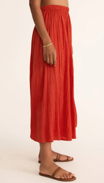 Nicoline Crinkle Midi Skirt