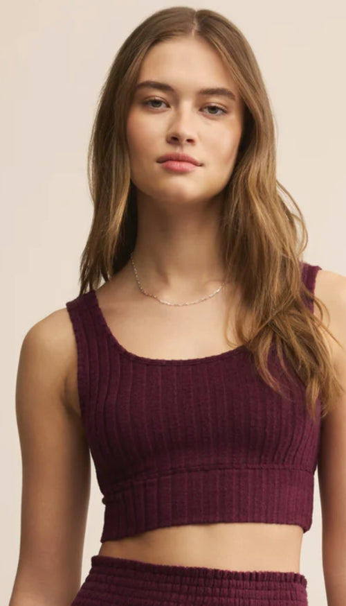 Zoe Rib Tank Bra