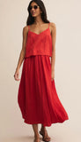 Nicoline Crinkle Midi Skirt