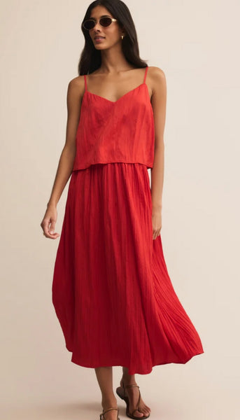 Nicoline Crinkle Midi Skirt