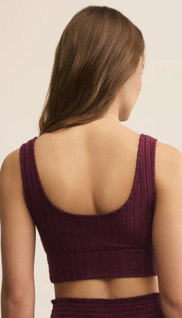 Zoe Rib Tank Bra