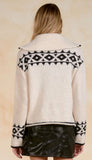 Big Zip Collar Sweater