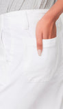 Mayslie Ankle Straight - Crispy White