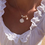 Coquille Soiree Mop Shell Necklace
