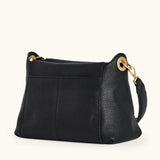 Bryant Medium-Black Brushed Gold - Red Zip