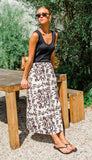 Clairson Knit Mix Midi Dress