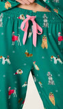 Banded Pj Pant-Happy Pawlidays
