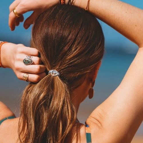 Hair Tie + Bracelet-Celebrate, Small