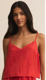 Fiore Crinkle Satin Tank