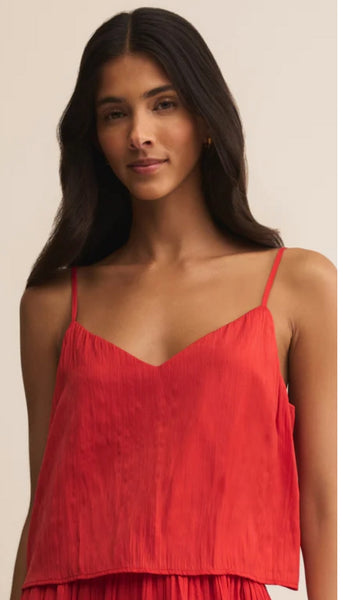 Fiore Crinkle Satin Tank
