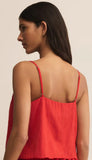 Fiore Crinkle Satin Tank