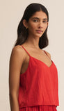 Fiore Crinkle Satin Tank