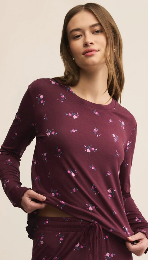 Bella Ditsy Long Sleeve Top