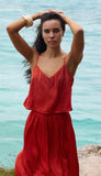 Fiore Crinkle Satin Tank