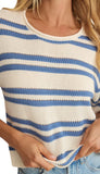 Prado Stripe Sweater Tee