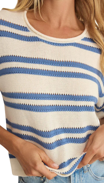 Prado Stripe Sweater Tee