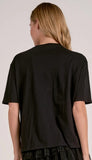 Tee Neck Embelished Top