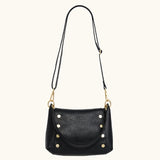 Bryant Medium-Black Brushed Gold - Red Zip
