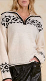 Big Zip Collar Sweater