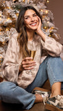 Long Sleeve Crew Neck With Sequins