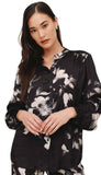 Long Sleeve Manderin Collar Shirt