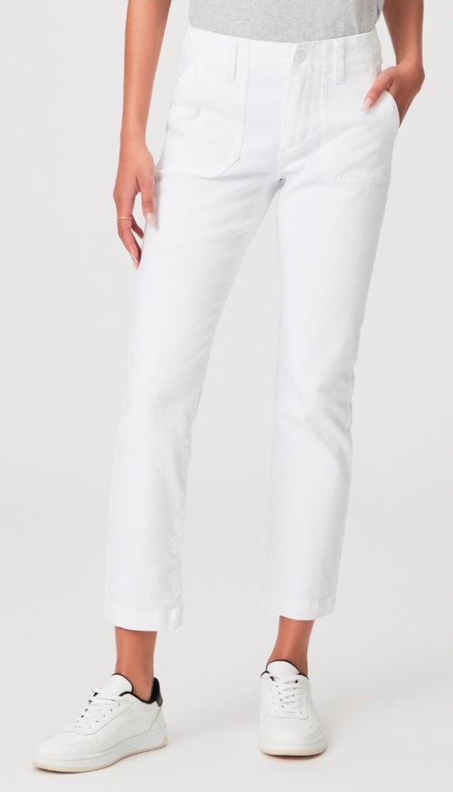 Mayslie Ankle Straight - Crispy White