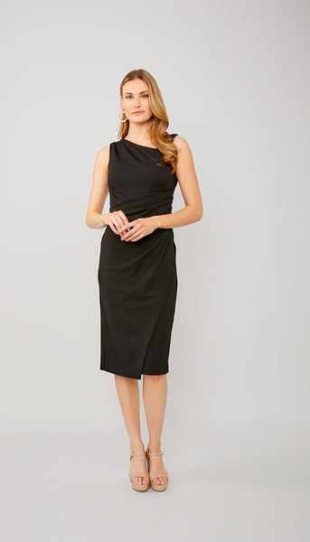 Ruched One Shoulder Dress