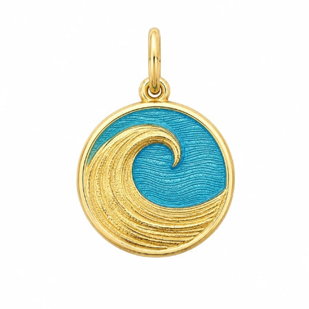 Medium Pendant-True North Compass, Gold