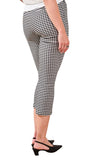 Pull On Capri With Side Slit