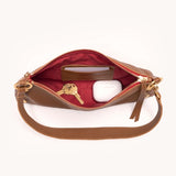 Kyle-Brushed Gold, Red Zip