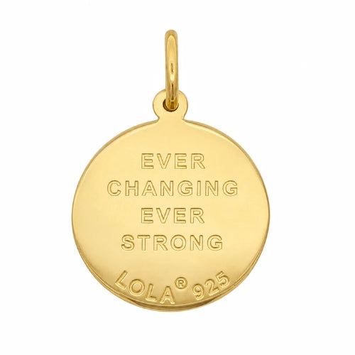 Small Pendant-Wave, All Gold