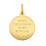 Small Pendant-Wave, All Gold