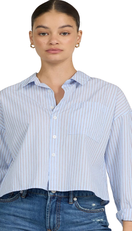 Cap Sleeve Shirt With Cuts