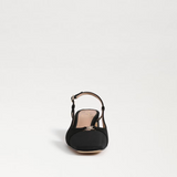 Tarra Slingback Heel - Black Suede