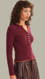 Emmeline Rib Layered Henley