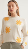 Icon Sweater Sun Print
