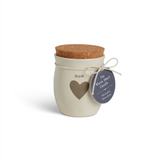 Mom Heart Small Candle