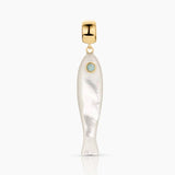 Fortuna Mother Of Pearl Fish Charm