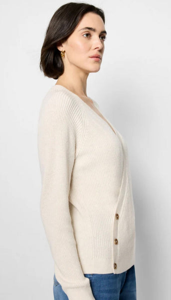 Shaker Stitch Wrap Sweater