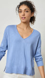 3/4 Sleeve Drop Shoulder Sweater