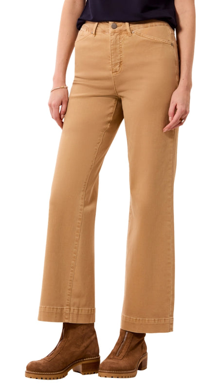 Ellie Faux Suede Bootcut Pants